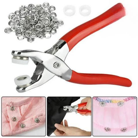 Metal Tich Button Plier