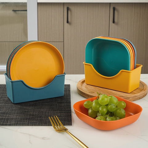 Pack of 10 Pieces Plate Set