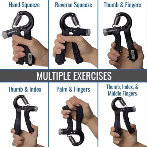 Boldfit Adjustable Hand Grip Strengthener (5–60 kg) – Forearm & Finger Exerciser